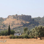 Twierdza w Beçin, widok z drogi D330 (Milas - Muğla)