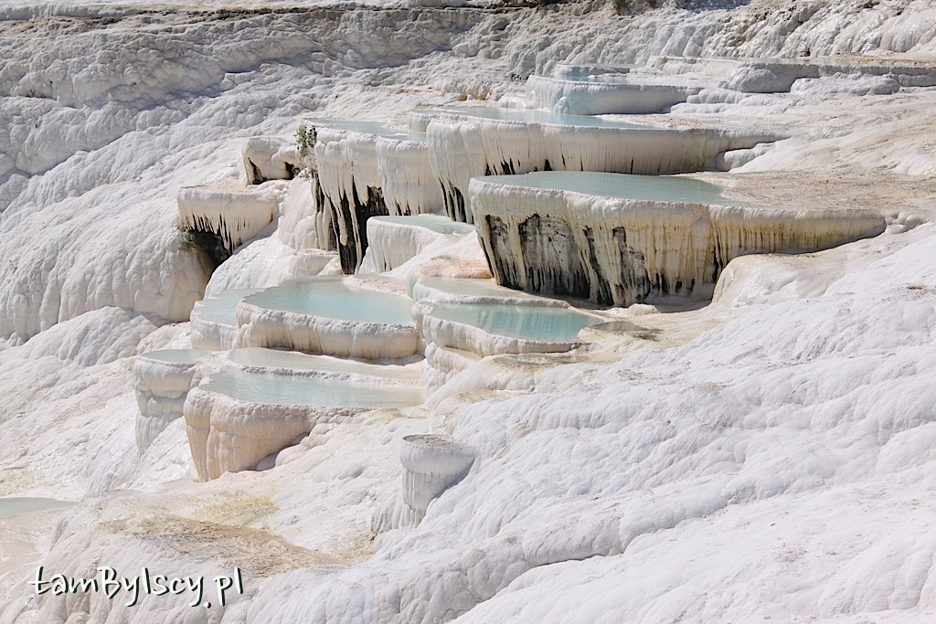 Pammukale, słynne wapienne tarasy
