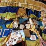 Kijów, protesty na Placu Niepodległości (Majdanie), piątek 17 stycznia 2014 r. wieczorem
