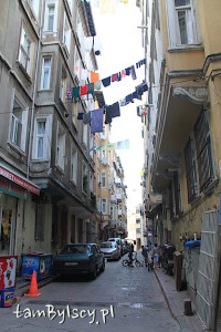 Stambuł, domy w dzielnicy Beyoğlu