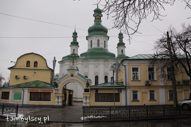 Kijów, cerkiew św.Teodozjusza nie należąca do Peczerskiej Ławry