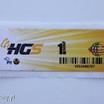 Naklejka systemu HGS