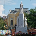 Subotica, pomnik cara Jovana Nenada Czarnego, uważanego za "ojca" Wojwodiny