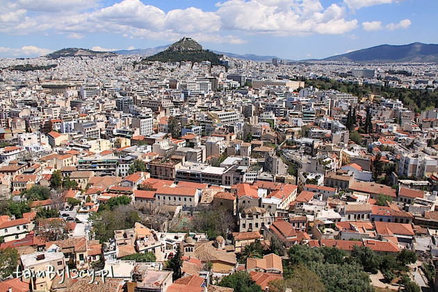 Ateny, panorama z Akropolu