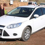 Wypożyczony w Sanliurfie Ford Focus (zdjęcie robione w Gobekli Tepe)
