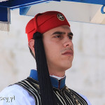 Ateny, członek Straży Prezydenckiej przed Grobem Nieznanego Żołnierza