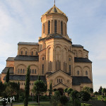 Tbilisi, sobór św.Trójcy na wzgórzu św.Eliasza, największa świątynia w Gruzji