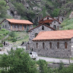 Wardzia, żeński monaster z tyłu skalnego miasta