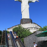 Rio de Janeiro, ruchome schody pod pomnikiem Chrystusa Odkupiciela