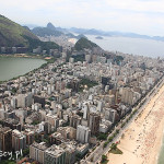 Rio de Janeiro z lotu ptaka, plaża Ipanema