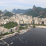 Rio de Janeiro z lotu ptaka, dzielnica i plaża Botafogo