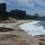 Rio de Janeiro, plaża Diabo między Ipanemą a Copacabaną