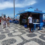 Rio de Janeiro, promenada z charakterystycznym wzorkiem przy plaży Ipanema