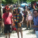 Rio de Janeiro, uliczna karnawałowa parada w dzielnicy Gavea
