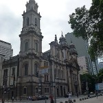 Rio de Janeiro, stara katedra i kościół Igreja da Ordem Terceira do Carmo za nią