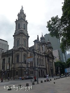 Rio de Janeiro, stara katedra i kościół Igreja da Ordem Terceira do Carmo za nią