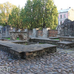 Ryga, pozostałości spalonej synagogi