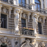 Ryga, dzielnica Art Nouveau, budynek przy ul.Elizabetes 33 (1901 r., architekt: Mihails Eizenšteins)
