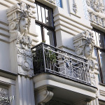 Ryga, dzielnica Art Nouveau, budynek przy ul.Alberta 8 (1903 r., architekt: Mihails Eizenšteins)