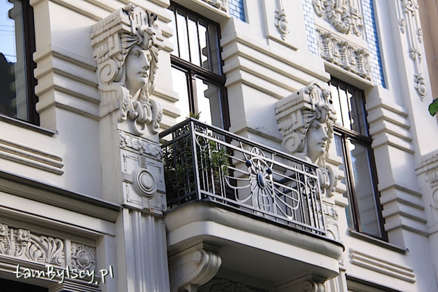 Ryga, dzielnica Art Nouveau, budynek przy ul.Alberta 8 (1903 r., architekt: Mihails Eizenšteins)