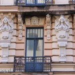 Ryga, dzielnica Art Nouveau, budynek przy ul.Alberta 13 (1904 r., architekt: Mihails Eizenšteins)
