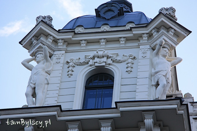 Ryga, dzielnica Art Nouveau, budynek prywatnej szkoły przy ul.Strelnieku 41 (1905 r., architekt: Mihails Eizenšteins)