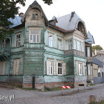 Ryga, drewniana zabudowa na wyspie Kipsala