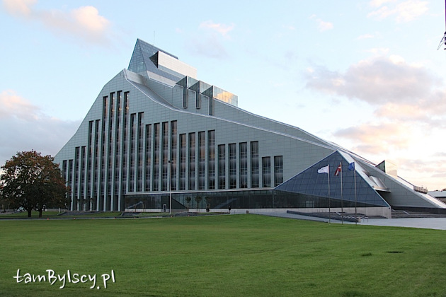 Ryga, budynek Biblioteki Narodowej