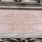 Wilno, Bazylika Archikatedralna, tablica na kaplicy św.Kazimierza