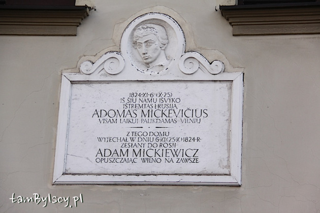 Wilno, ostatnie miejsce zamieszkania A.Mickiewicza