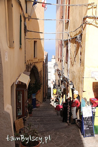 Sardynia, uliczki Castelsardo
