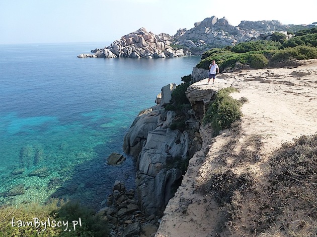 Sardynia, Capo Testa, zatoczka Cala Spinosa