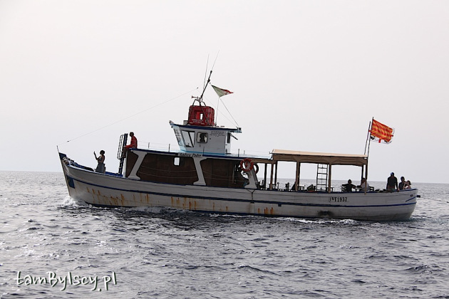 Sardynia, mniejszy (tańszy) statek wycieczkowy z Alghero do Groty Neptuna