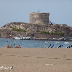Bosa Marina, plaża i wieża hiszpańska