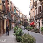 Cagliari, uliczki dzielnicy Stampace