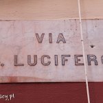 Cagliari, ulica świętego... Lucyfera