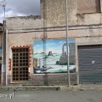 Villamar, murale na domach