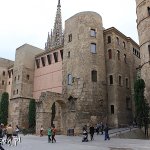 Barcelona, pałac Archidiakona na placu Placa Nova