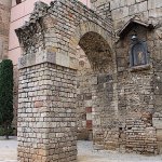 Barcelona, ruiny rzymskiego akweduktu na Placa Nova