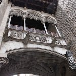 Barcelona, uliczka Carrer del Bisbe
