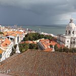 Lizbona, klasztor św.Wincentego z Fora, widok z dachu