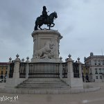 Lizbona, plac Praça do Comércio, pomnik króla Jose I