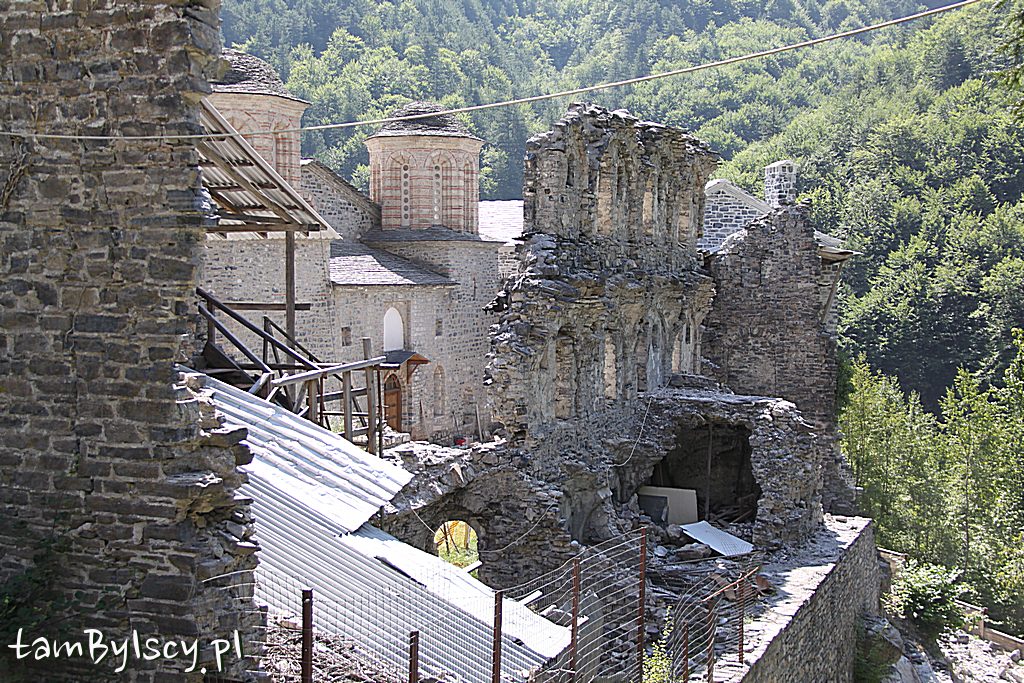 Okolice Litochoro, stary monaster Agios Dionysios