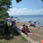 Plaża przy monasterze św.Nauma