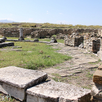 Macedonia, Stobi, półokrągły plac obok bazyliki