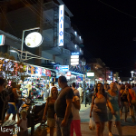 Paralia Katerinis, centrum wieczorem