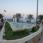 Paralia Katerinis, fontanna przy plaży