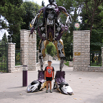 Podgorica, transformersy w centrum miasta