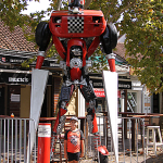 Podgorica, transformersy w centrum miasta