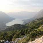 Droga z Cetynii do Kotoru, panorama Boki Kotorskiej